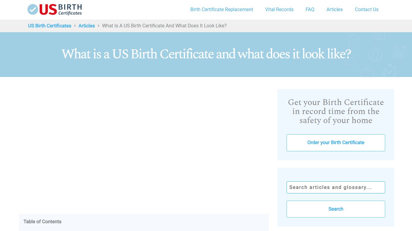 What is a Birth Certificate? - US Birth Certificates
